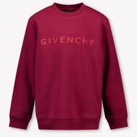 Givenchy Enfant Garçons Pull à Bordeaux