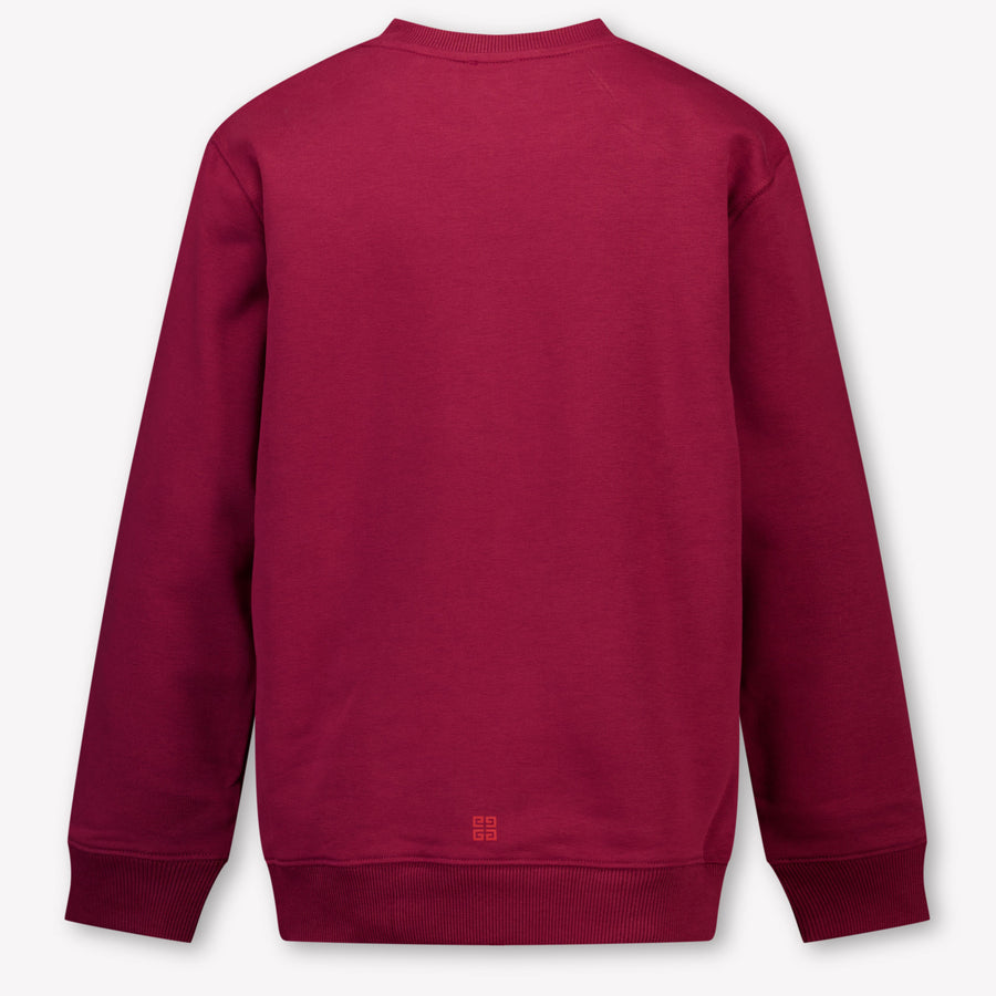 Givenchy Enfant Garçons Pull à Bordeaux
