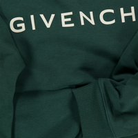 Givenchy Enfant Garçons Pull Vert Foncé