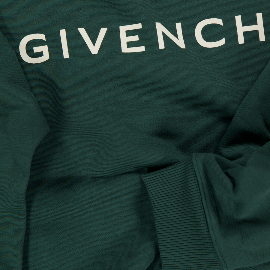 Givenchy Enfant Garçons Pull Vert Foncé