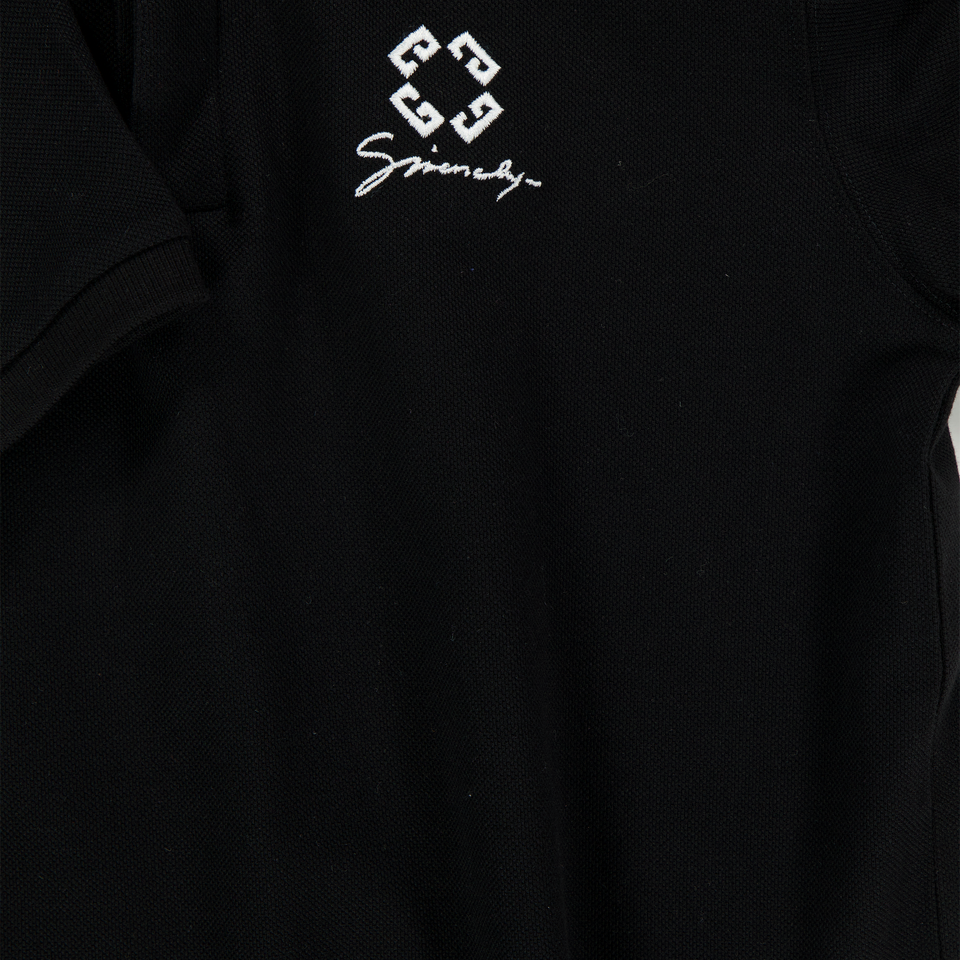 Givenchy Kinder Jongens Polo In Zwart