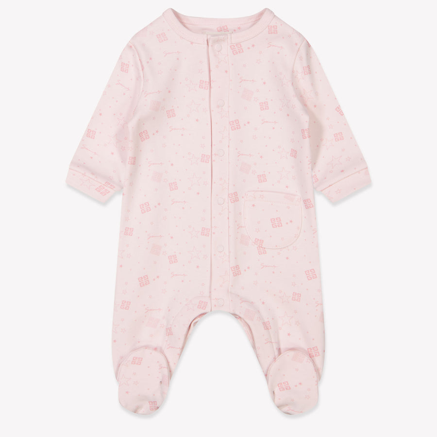 Givenchy Baby Unisex Box Anzug Hellrosa