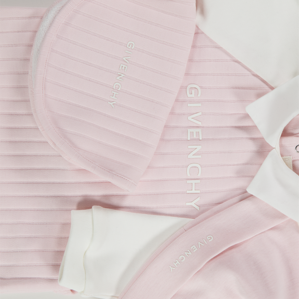 Givenchy Bebé Unisex Traje de caja Rosa claro