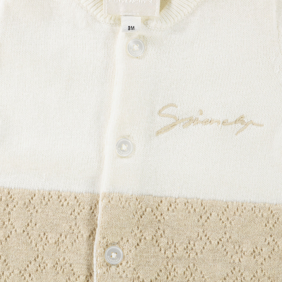 Givenchy Bambino Unisex Tuta in scatola Beige