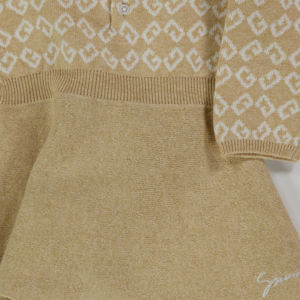Givenchy Baby Girls Dress  Beige