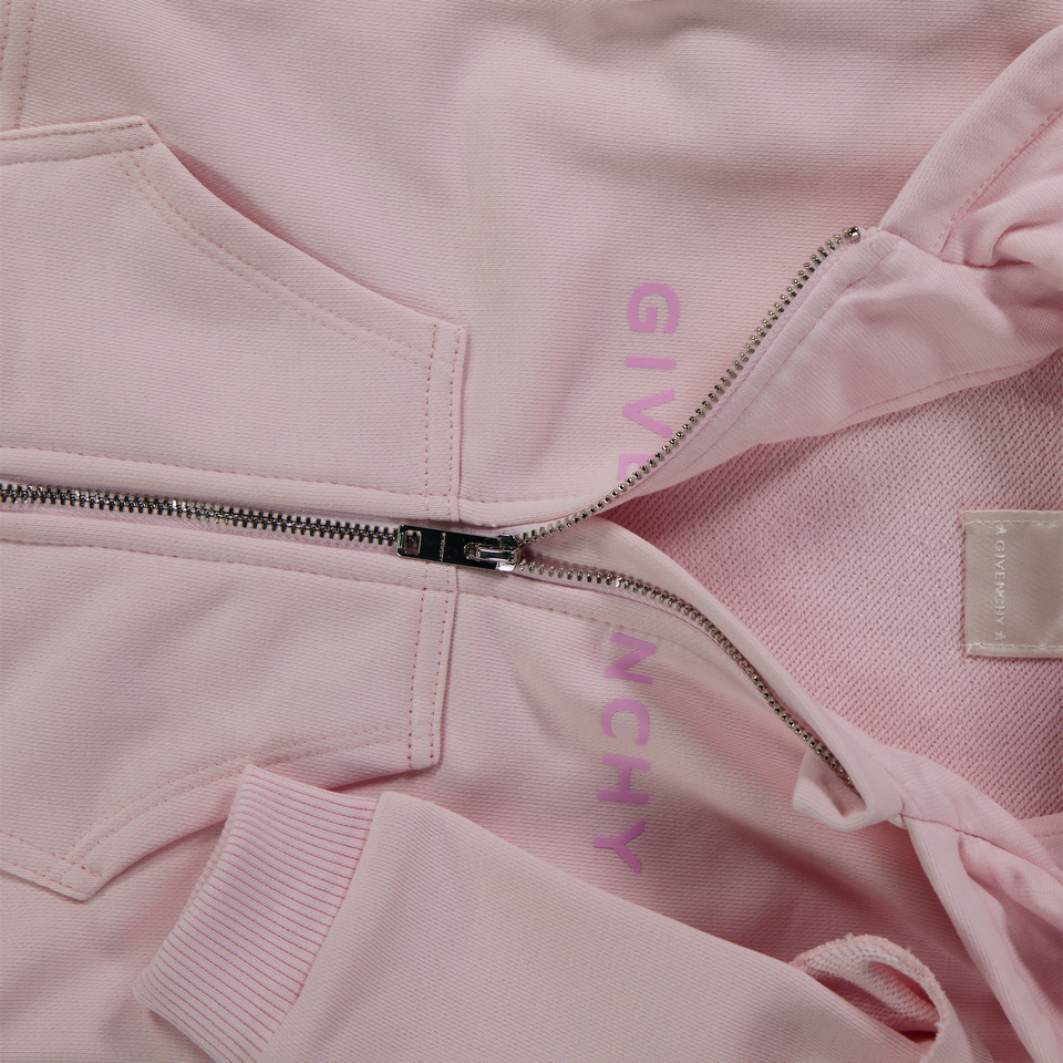 Givenchy Bebé Chicas Chaleco Rosa claro