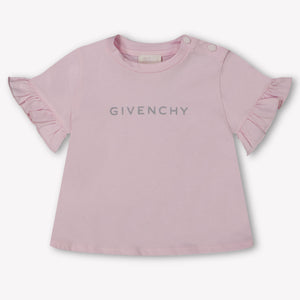 Givenchy Bébé Filles T-shirt Rose Léger