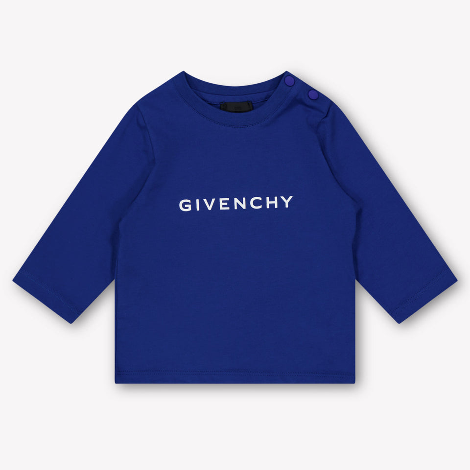 Givenchy Bébé Garçons T-shirt Bleu Cobalt