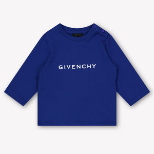 Givenchy Bebé Chicos Camiseta en Azul Cobalto