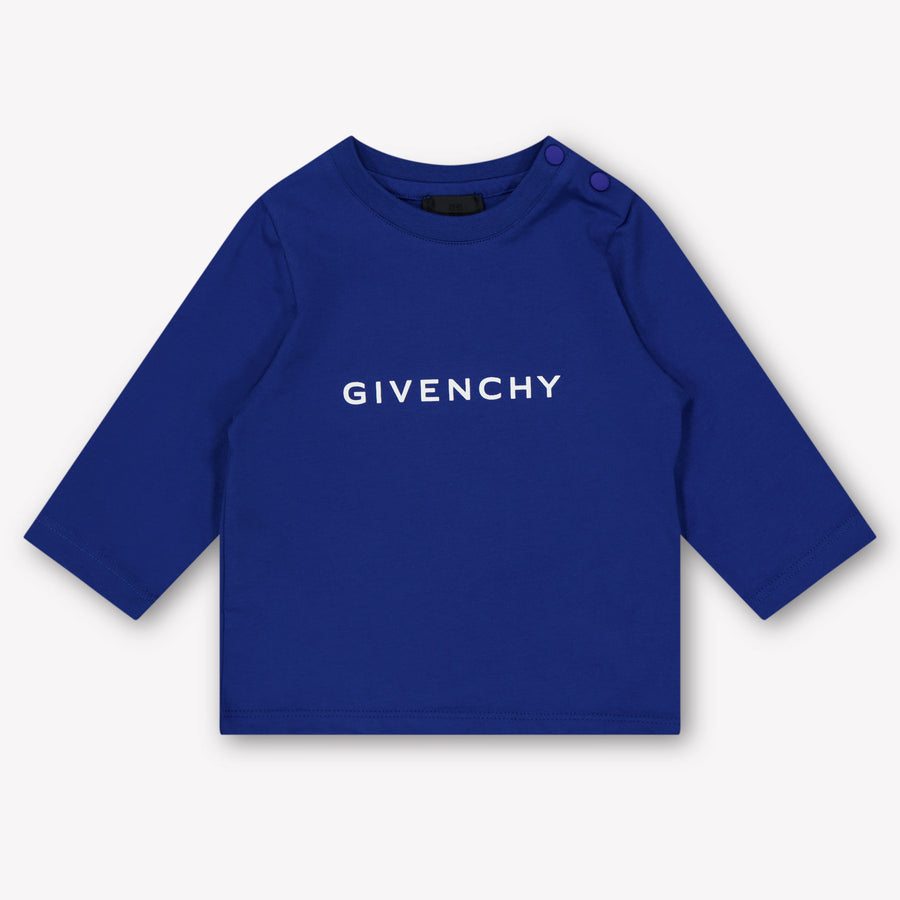 Givenchy Bebé Chicos Camiseta en Azul Cobalto