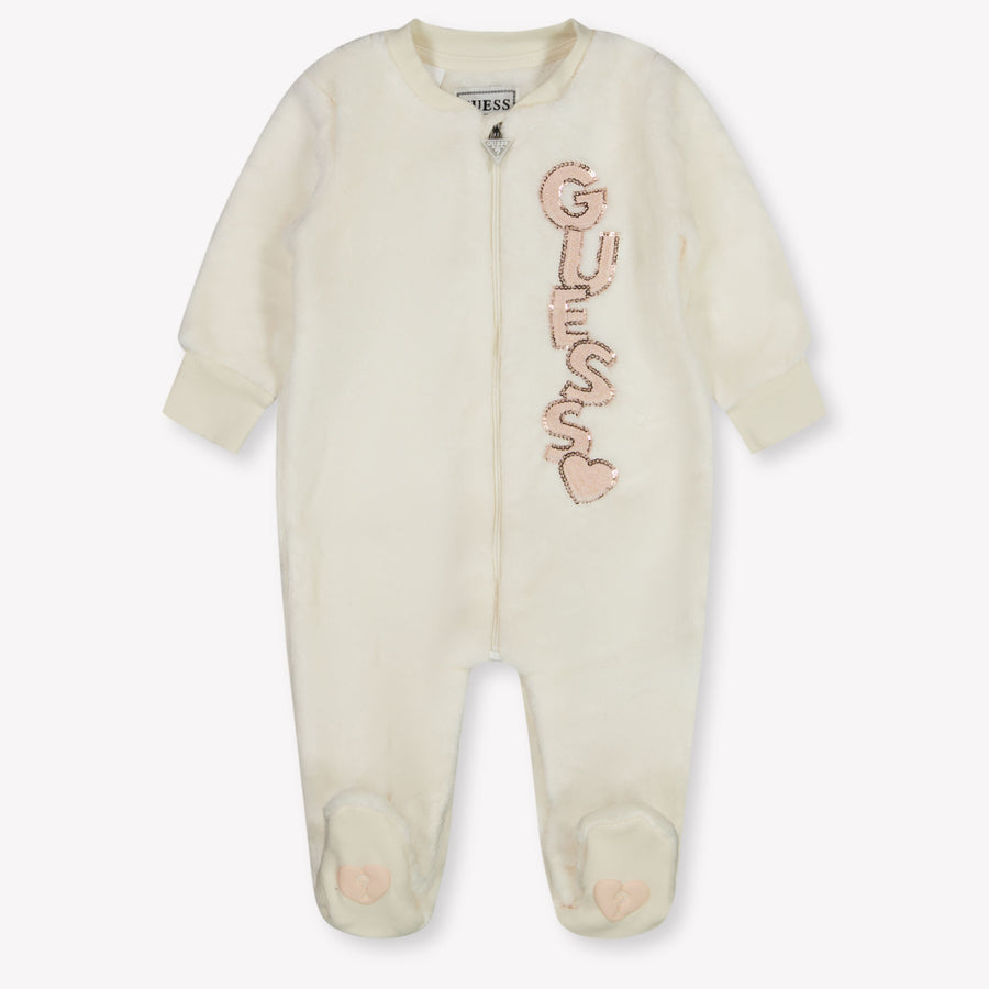 Guess Baby Girls Playsuit  Offwhite