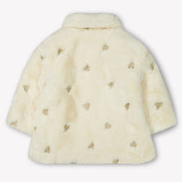 Guess Bebé Chicas Chaqueta de piel sintética en Blanco roto