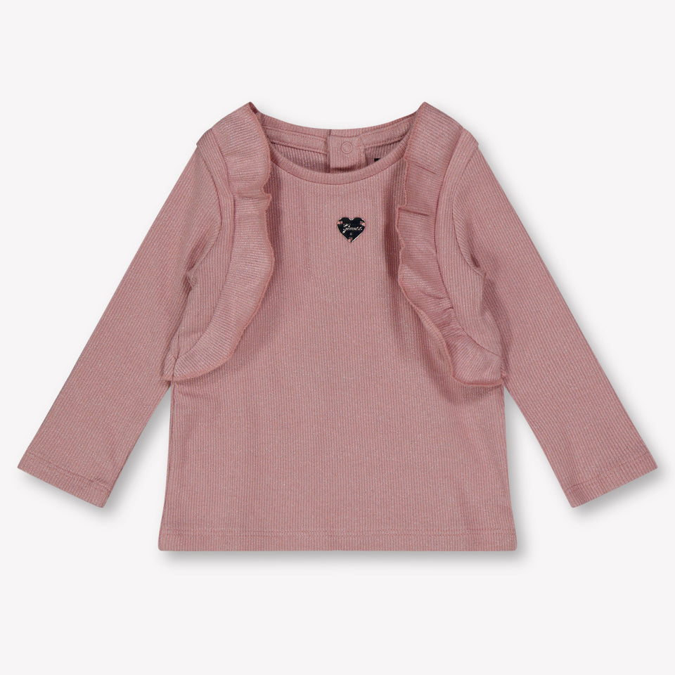Guess Bébé Filles T-shirt dans l'ancien Rose