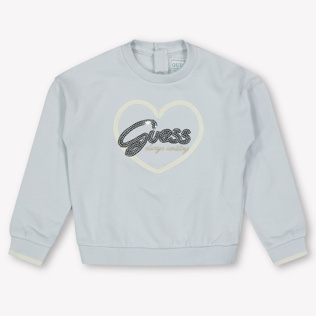 Guess Baby Meisjes Trui In Licht Blauw