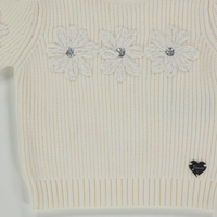 Guess Bébé Filles Pull dans le blanc off