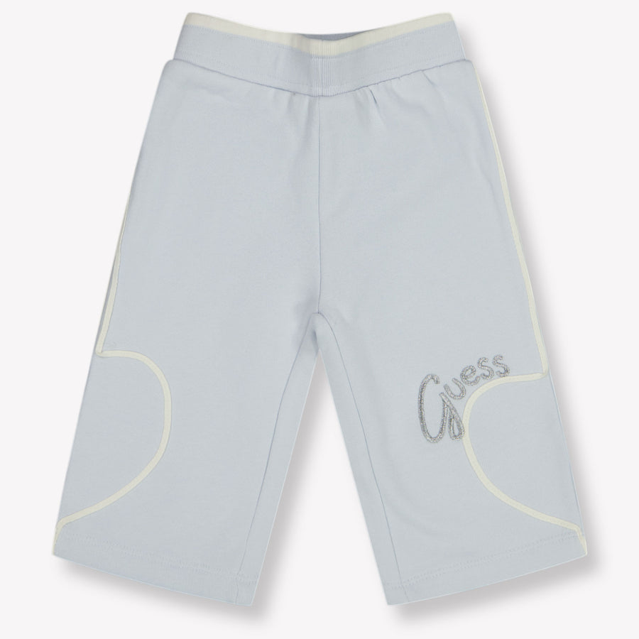 Guess Bébé Filles Pantalon Bleu Clair