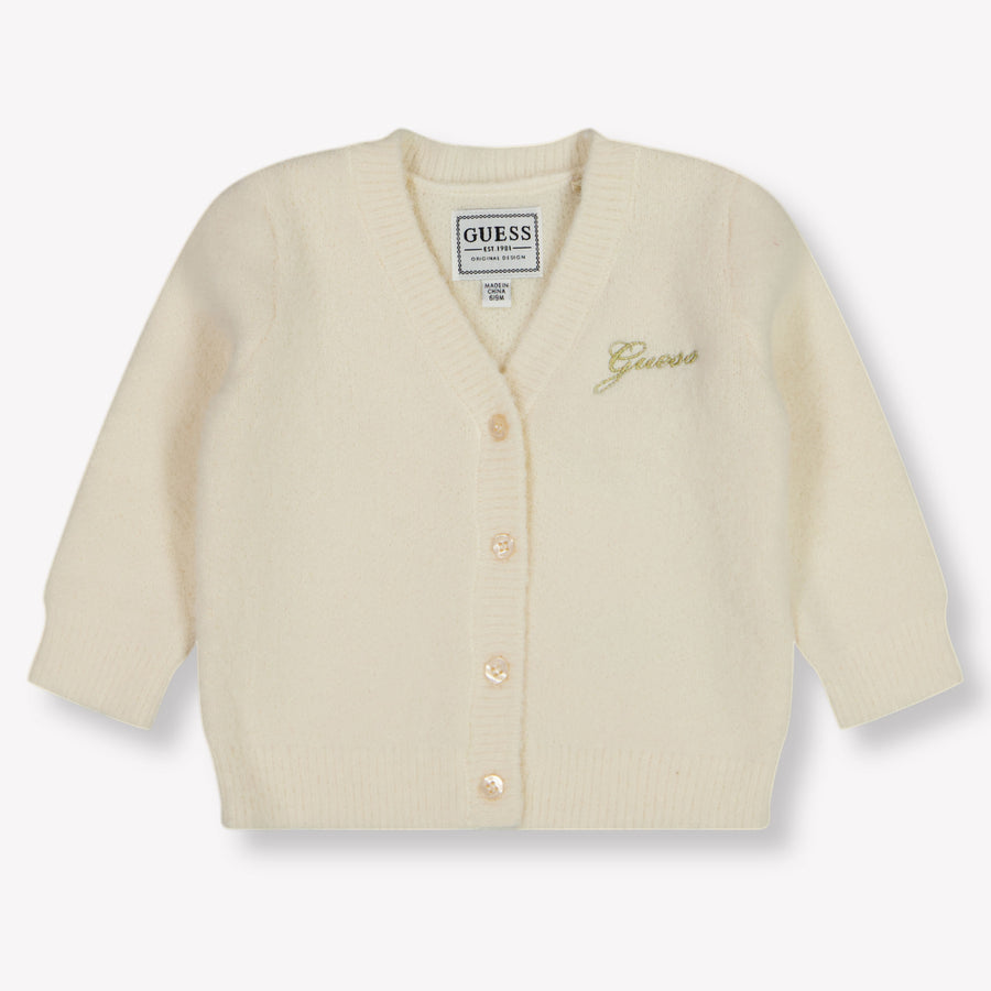 Guess Bébé Filles Gilet dans le blanc