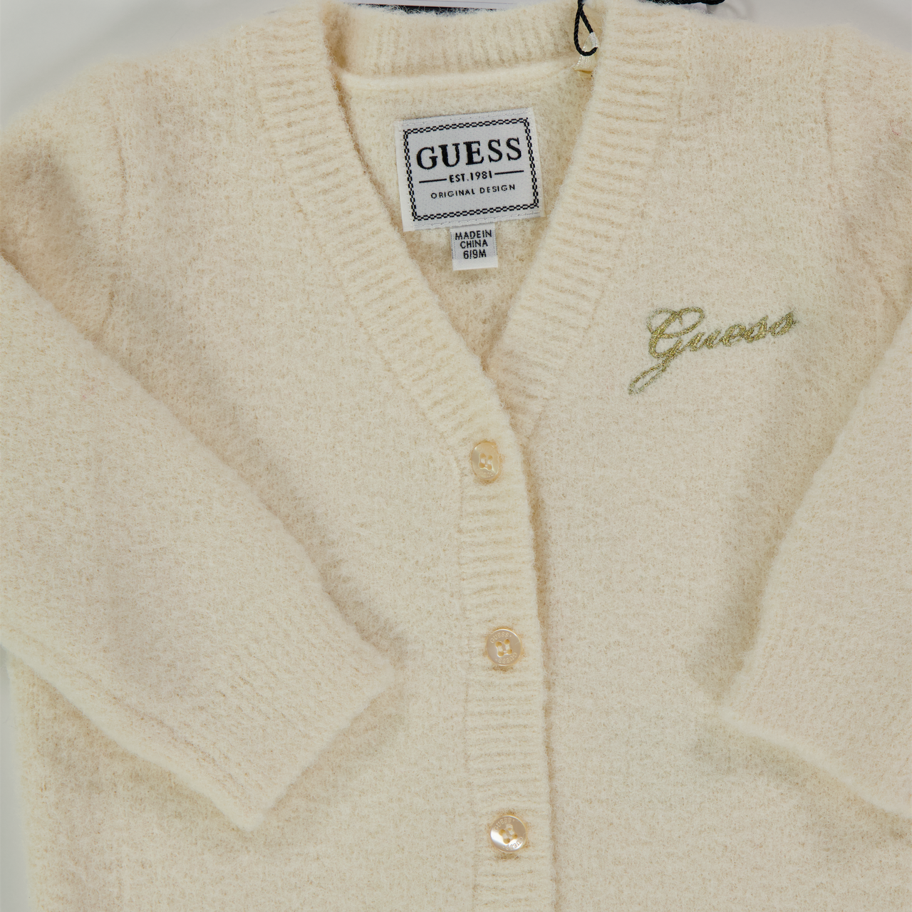 Guess Bébé Filles Gilet dans le blanc