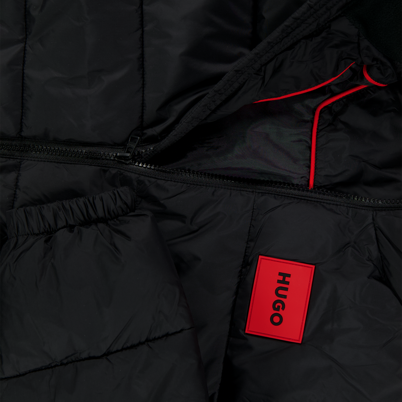 HUGO Kids Boys Winter Jacket  Black