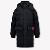 Hugo Kinder Garçons Veste d'hiver Noir