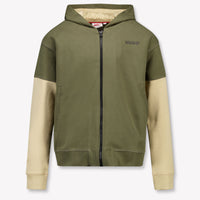 Hugo Kinder Garçons Gilet Armée
