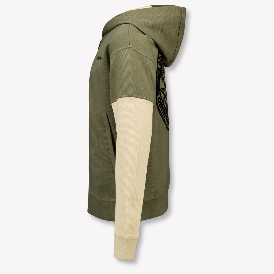 HUGO Kids Boys Vest  Army