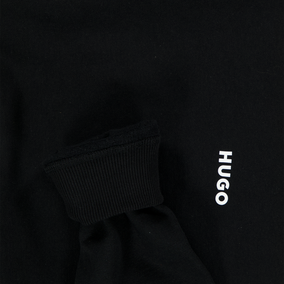 Hugo Kinder Garçons Pull Noir