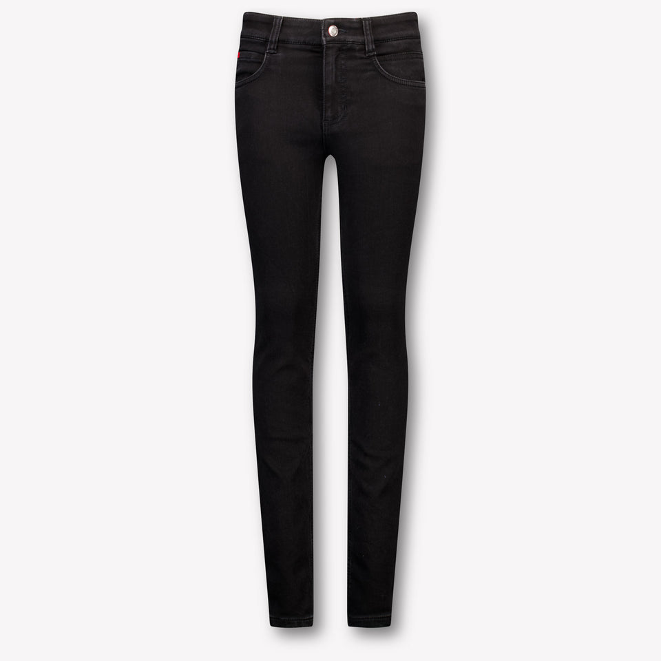 Hugo Kinder Jungen Jeans Schwarz