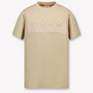 Hugo Kinder Garçons T-shirt Beige