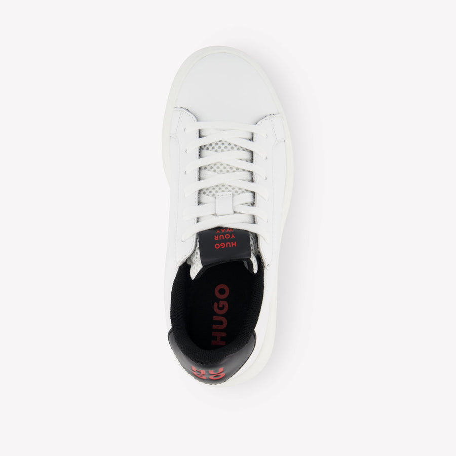 Hugo Garçons Baskets Blanc