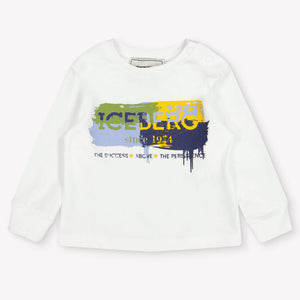 Iceberg Bébé Garçons T-shirt Blanc