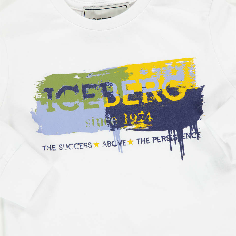 Iceberg Baby Jungen T-Shirt Weiß