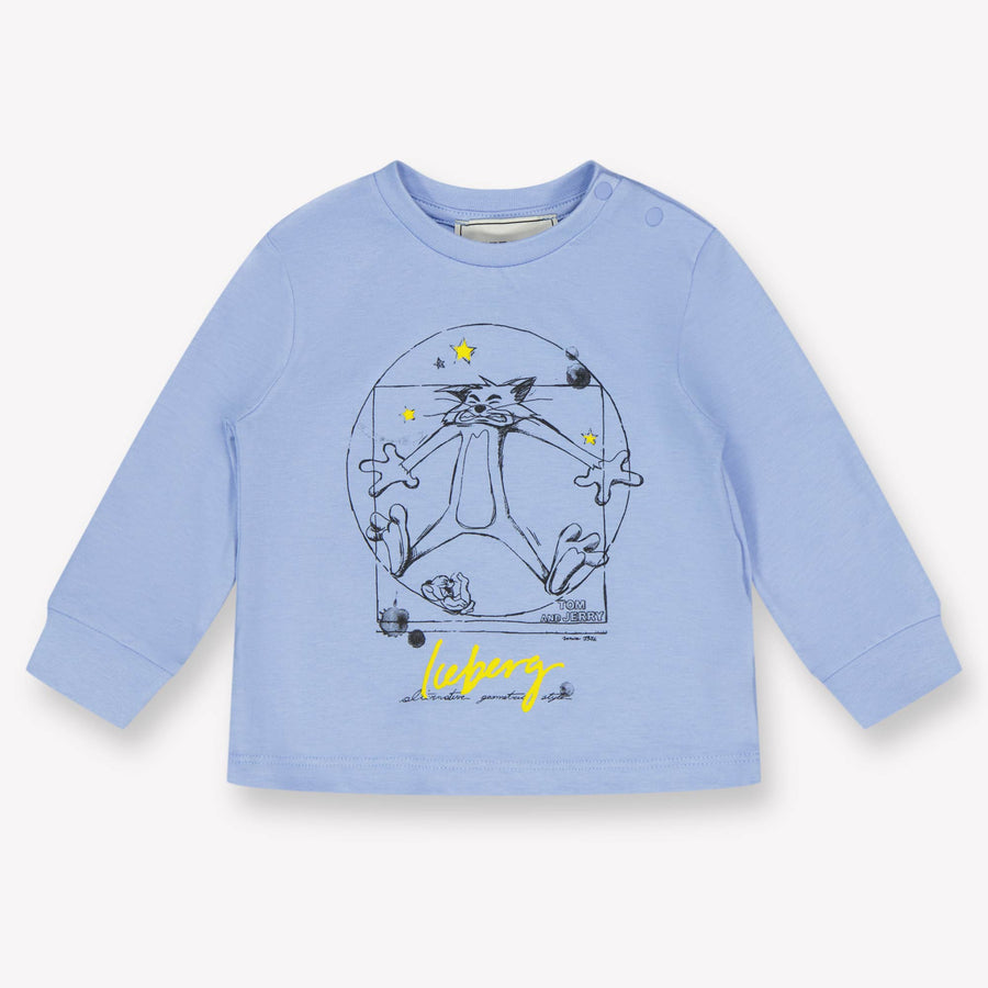 Iceberg Baby Jongens T-Shirt In Licht Blauw