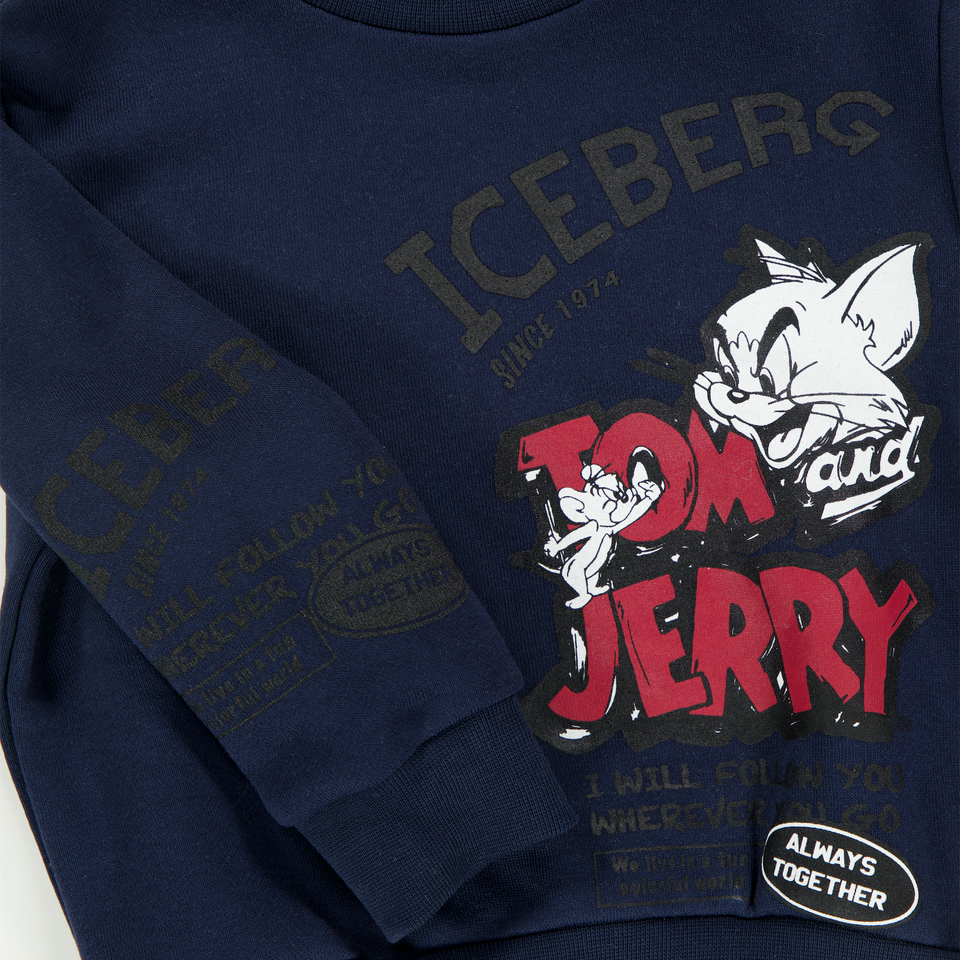 Iceberg Baby Jongens Trui In Navy