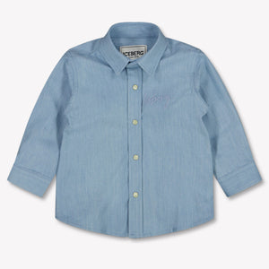 Iceberg Bébé Garçons Chemisier Bleu Clair