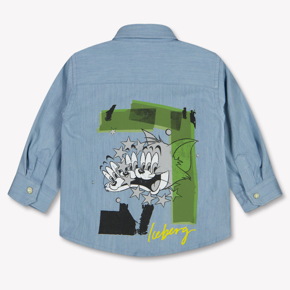 Iceberg Bebé Chicos Blusa en Azul Claro