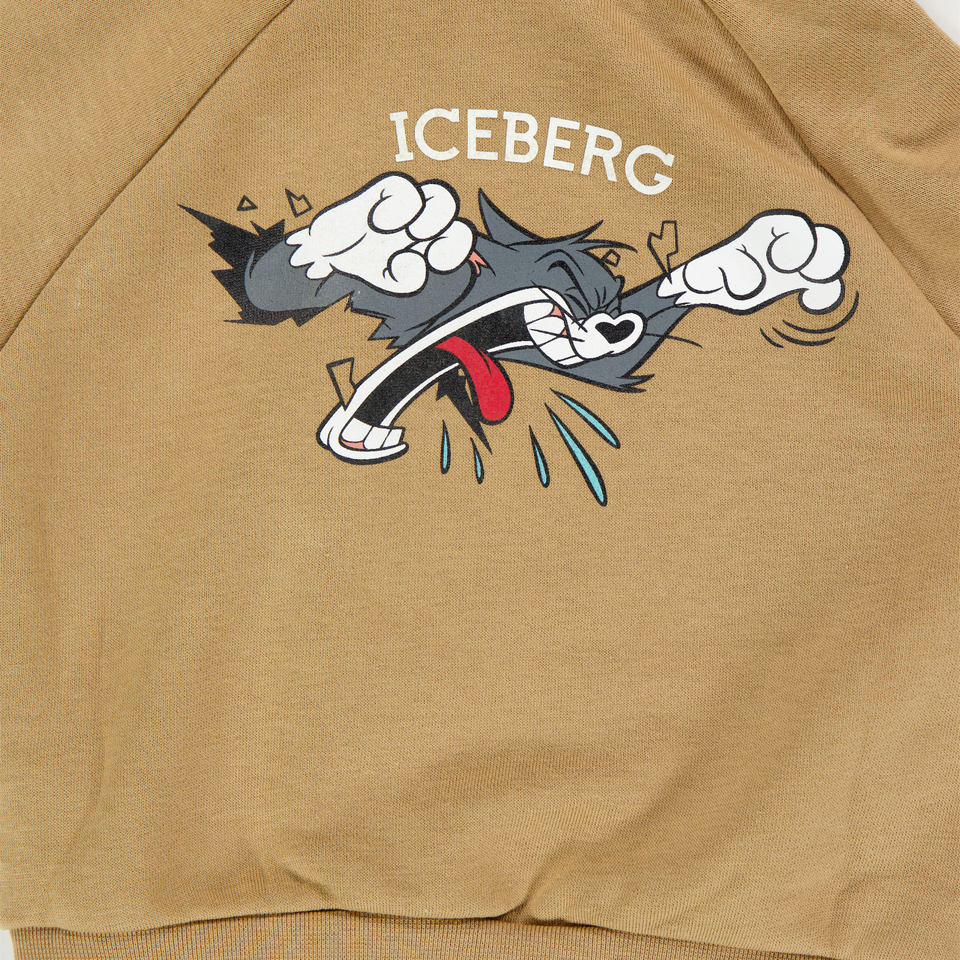 Iceberg Bambino Ragazzi Maglia Cammello