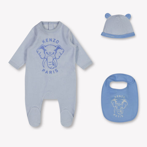 Kenzo kids Bebé Unisex Traje de caja Azul Claro