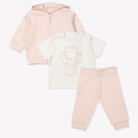 Kenzo kids Baby Unisex Joggingpak In Licht Roze