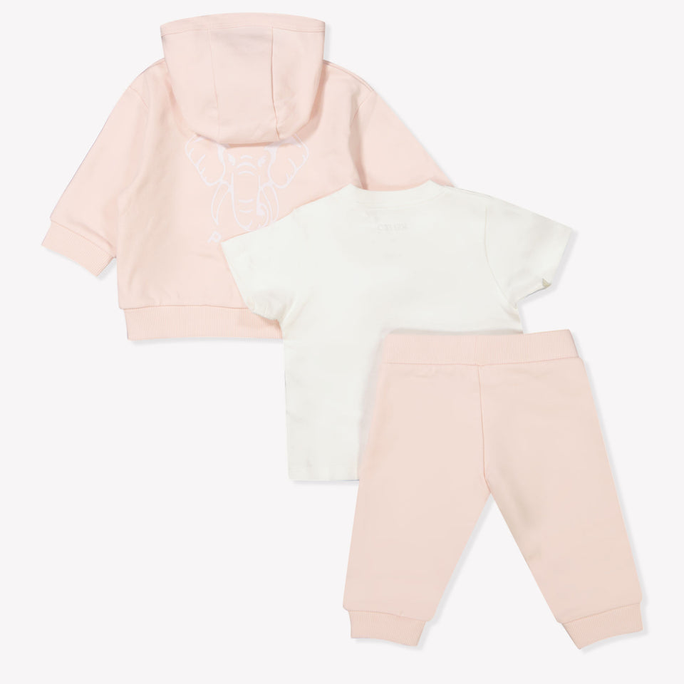 Kenzo kids Baby Unisex Jogging Anzug in Hellrosa