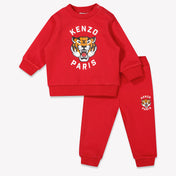 Kenzo kids Bébé Garçons Costume de jogging Rouge