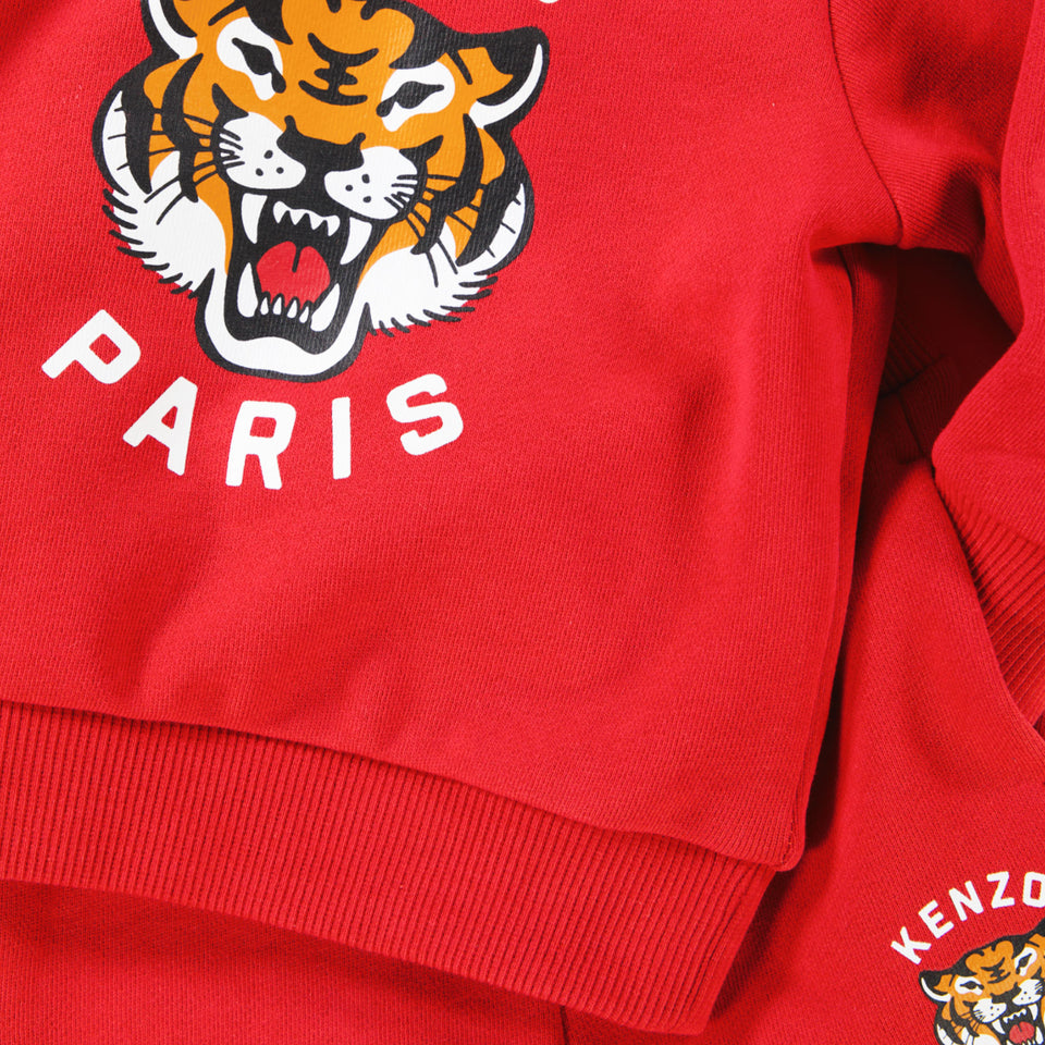 Kenzo kids Bébé Garçons Costume de jogging Rouge