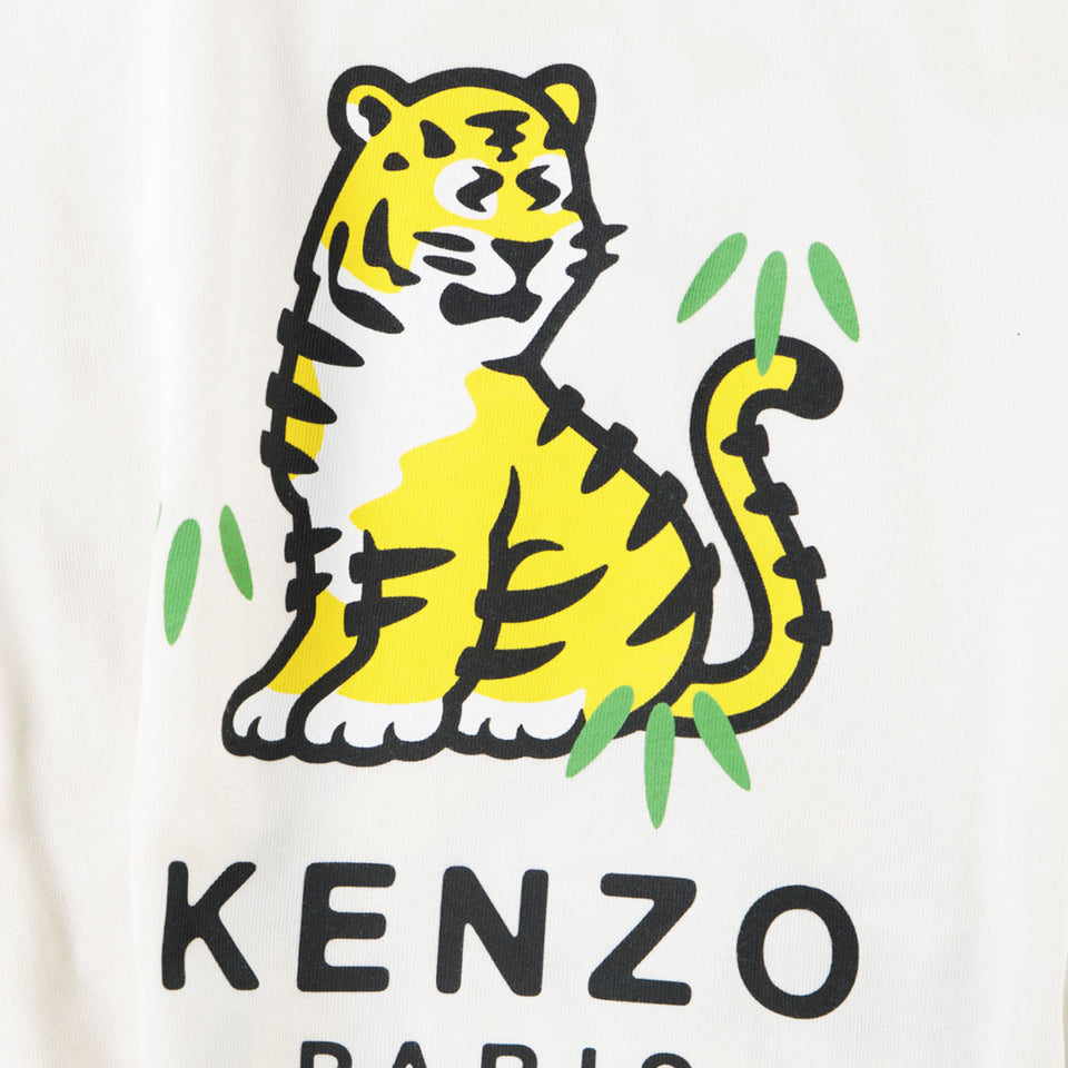 Kenzo kids Baby Jungen T-Shirt in Grauweiß