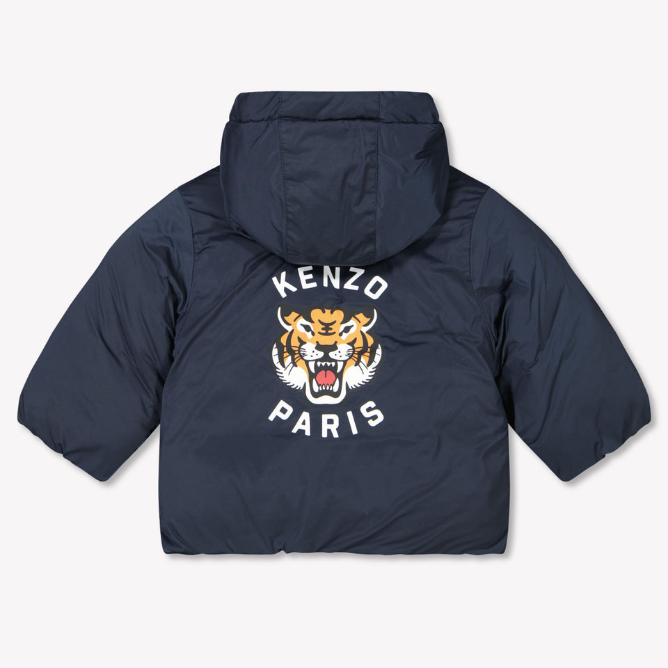 Kenzo kids Baby Jungen Winterjacke Marineblau