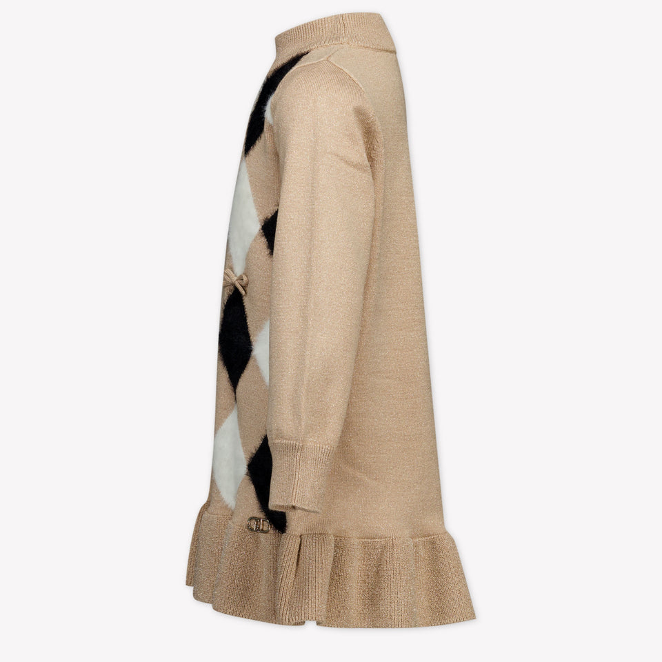 Liu Jo Enfant Filles Robe Beige