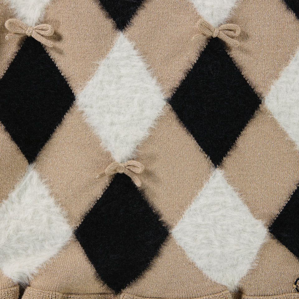 Liu Jo Enfant Filles Robe Beige