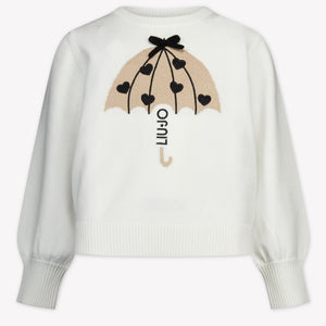 Liu Jo Enfant Filles Pull dans le blanc off