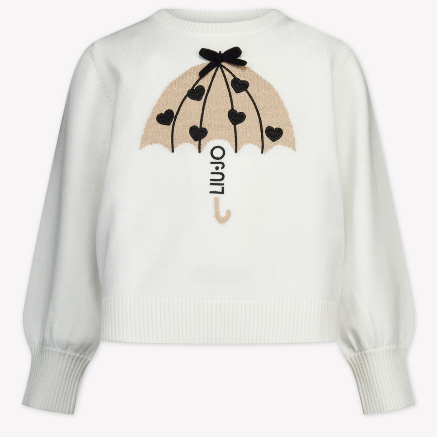 Liu Jo Enfant Filles Pull dans le blanc off