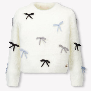 Liu Jo Kinder Mädchen Pullover Grauweiß