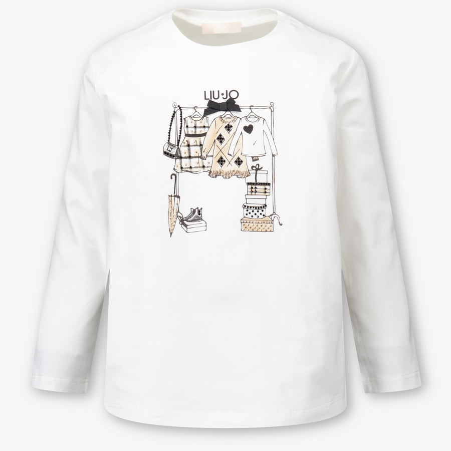 Liu Jo Kinder Mädchen T-Shirt Grauweiß